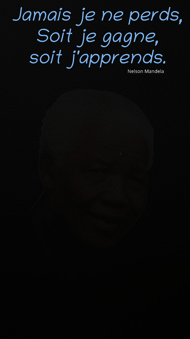 Citation Cuir Message Nelson Mandela Sombre Hd Phone Wallpaper Peakpx