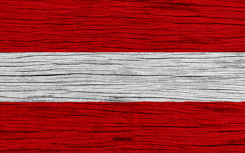 Flag of Austria Europe, wooden texture, Austrian flag, national symbols, Austria flag, art, Austria, HD wallpaper