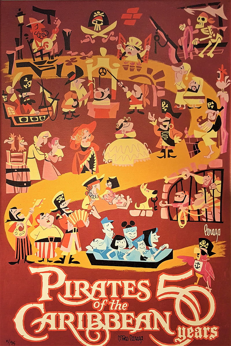 Disney Pirates, caribbean, parrot, red, skeleton, skull, summer, water, HD phone wallpaper