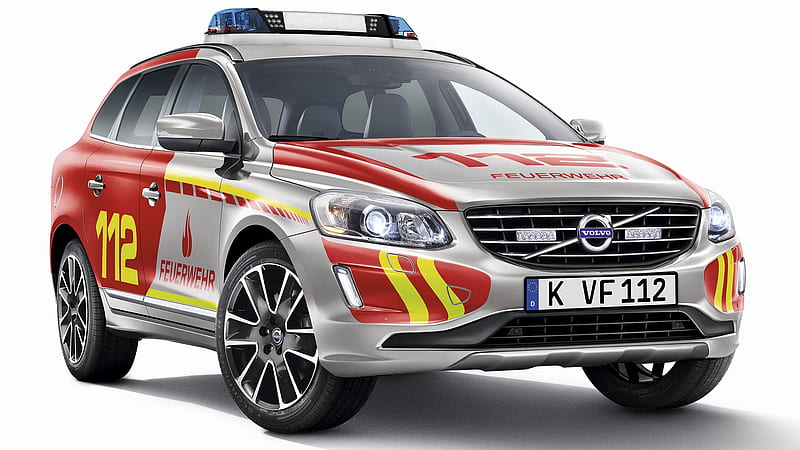 2014 Volvo XC60 - Feuerwehr, Volvo, Car, XC60, Feuerwehr, Fire, Emergency, HD wallpaper