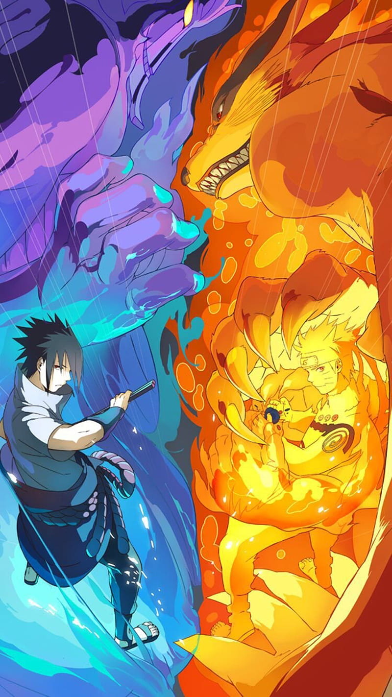 Naruto VS Sasuke, anime, naruto, sasuke, shippuden, six paths, HD phone  wallpaper | Peakpx