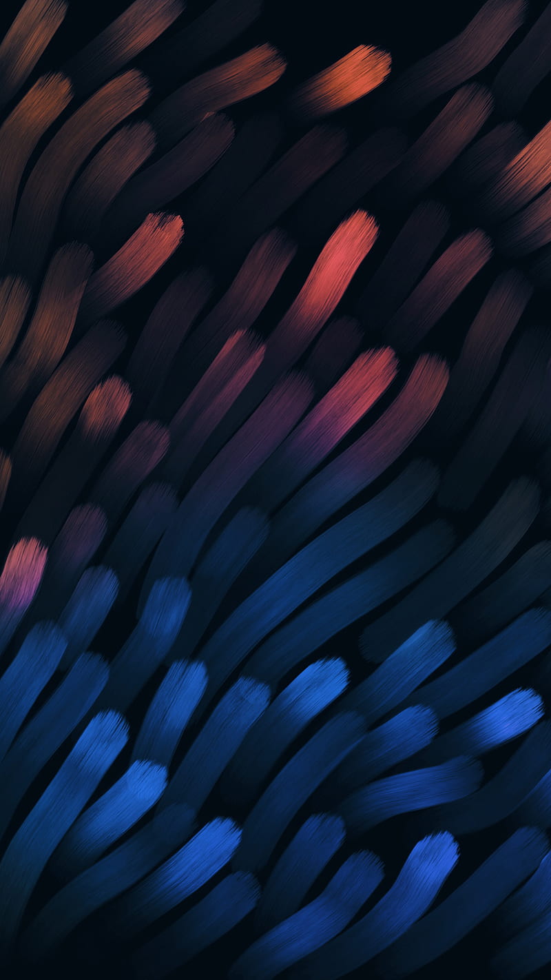 Fire Worms, Electric, abstract, anemones, art, brush, dark, digital, electronic, lines, painting, HD phone wallpaper