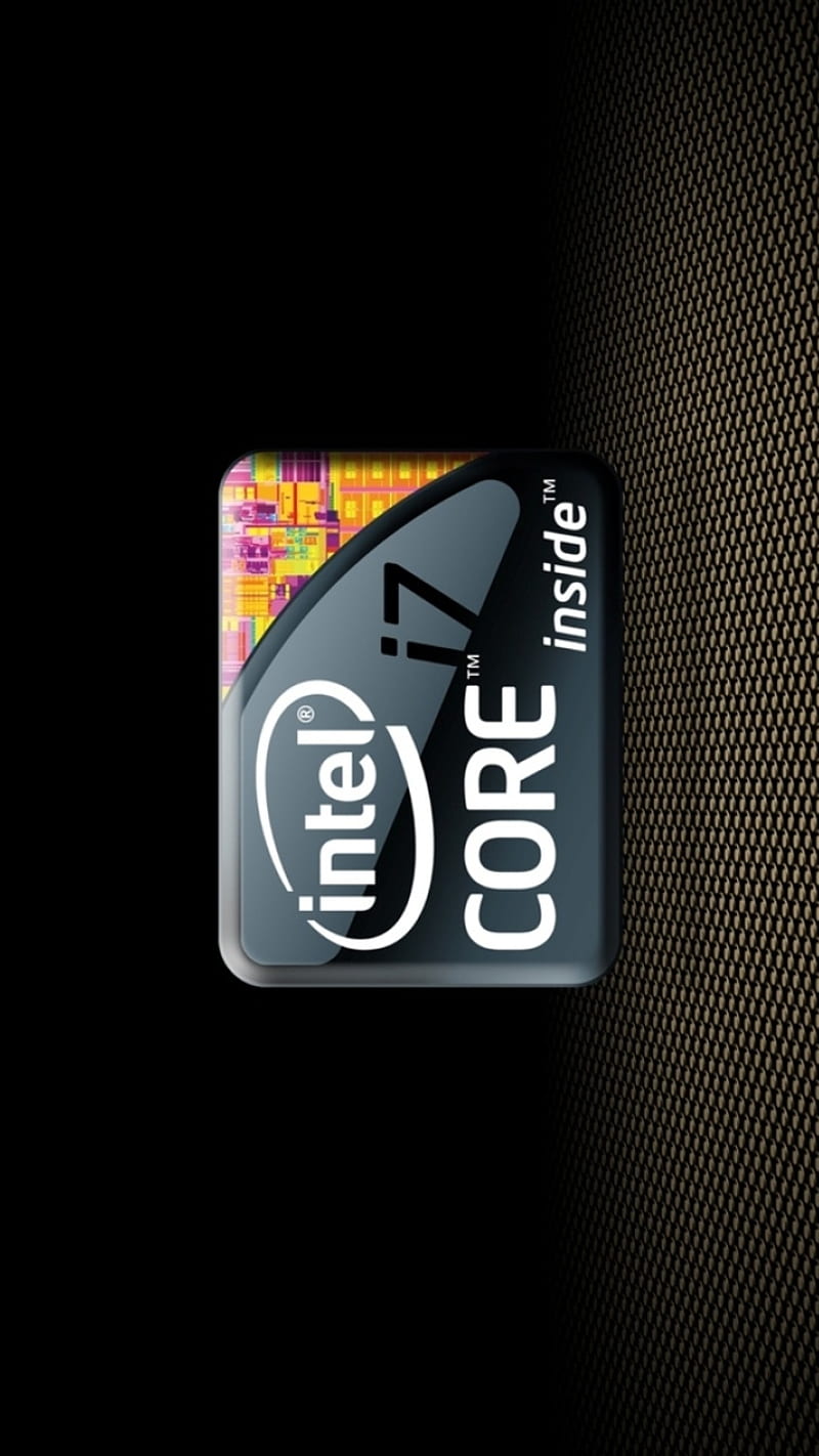 Intel Core I7, core, i7, intel, logo, HD phone wallpaper