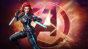 Natasha Romanoff as Black Widow in Marvel Super War Black Widow, HD wallpaper