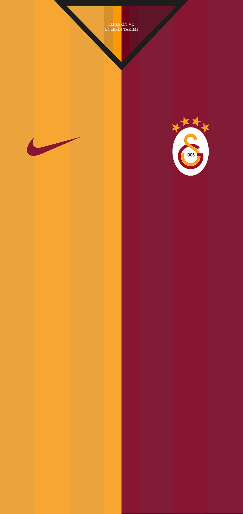 Galatasaray Forma, 19-20, champions league, galatasaray jersey, galatasaray uniform, nike, sari kirmizi, yeni forma, HD phone wallpaper