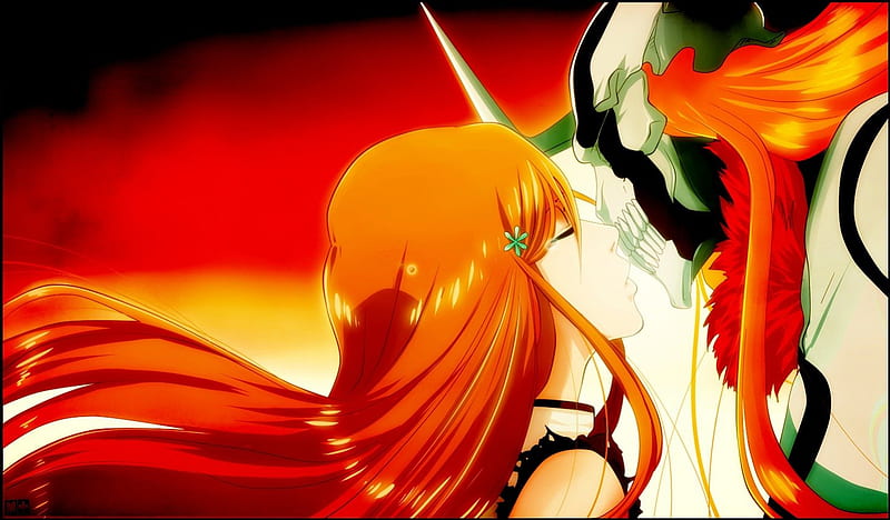 bleach orihime and ichigo wallpaper