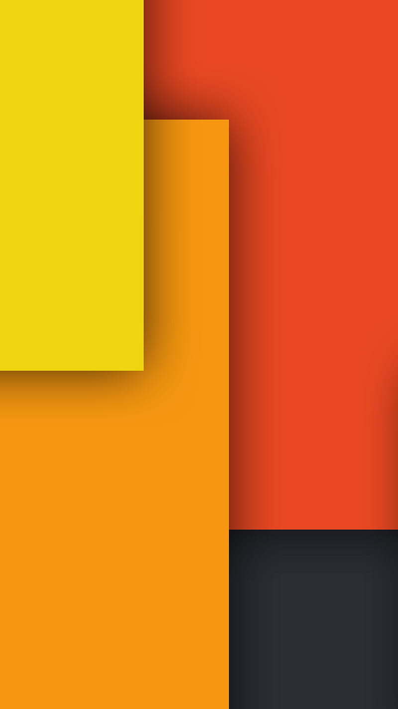 Yellow-red-orange (1), Color, abstract, backdrop, background, bar, black, bright, card, clean, colorful, creative, dark, desenho, dynamic, geometric, geometrical, geometry, graphic, gris, material, minimal, modern, orange, rectangle, red, shadow, square, yellow, HD phone wallpaper