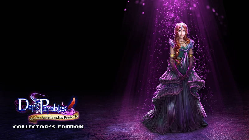 Dark Parables - The Little Mermaid and the Purple Tide02, hidden object, cool, video games, puzzle, fun, HD wallpaper