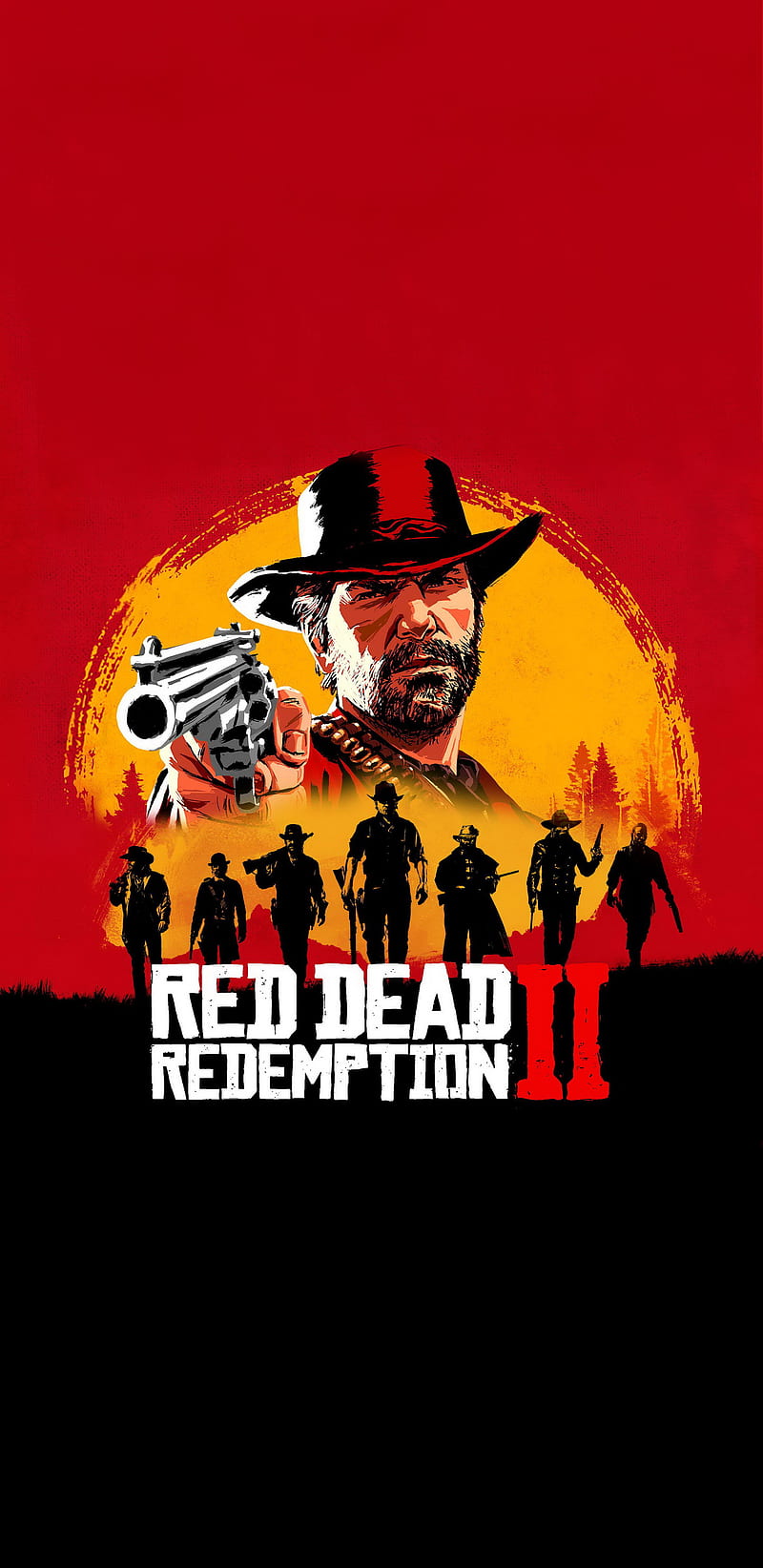 Red Dead Redemption, games, western, guns, note 8, HD phone wallpaper