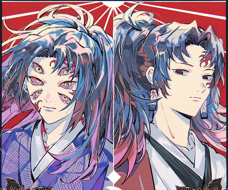 Anime, Demon Slayer: Kimetsu No Yaiba, Kokushibo (Demon Slayer), Yoriichi Tsugikuni, HD wallpaper