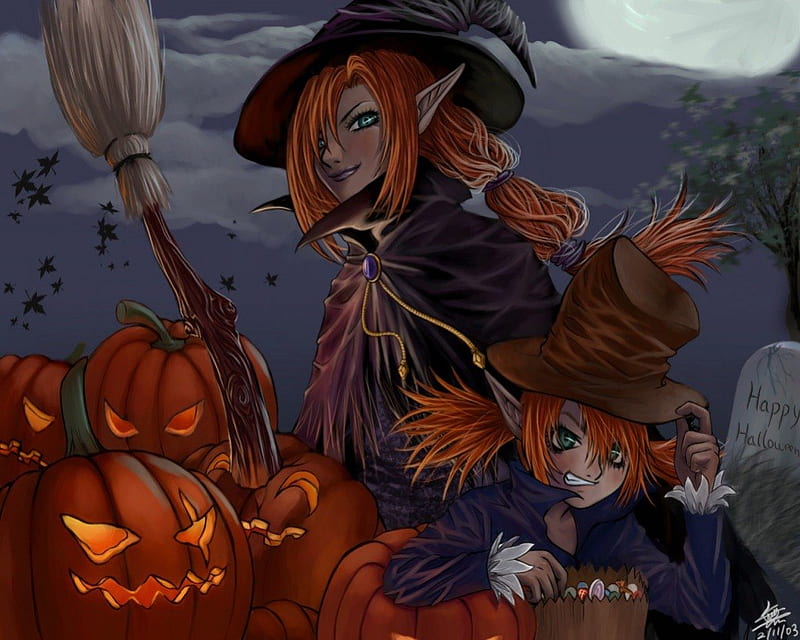 brujas de halloween