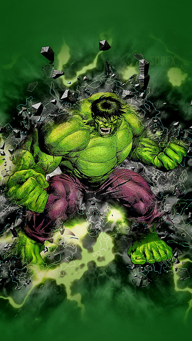 Hulk Smash, cartoon, comics, incredble hulk, marvel, HD phone wallpaper |  Peakpx