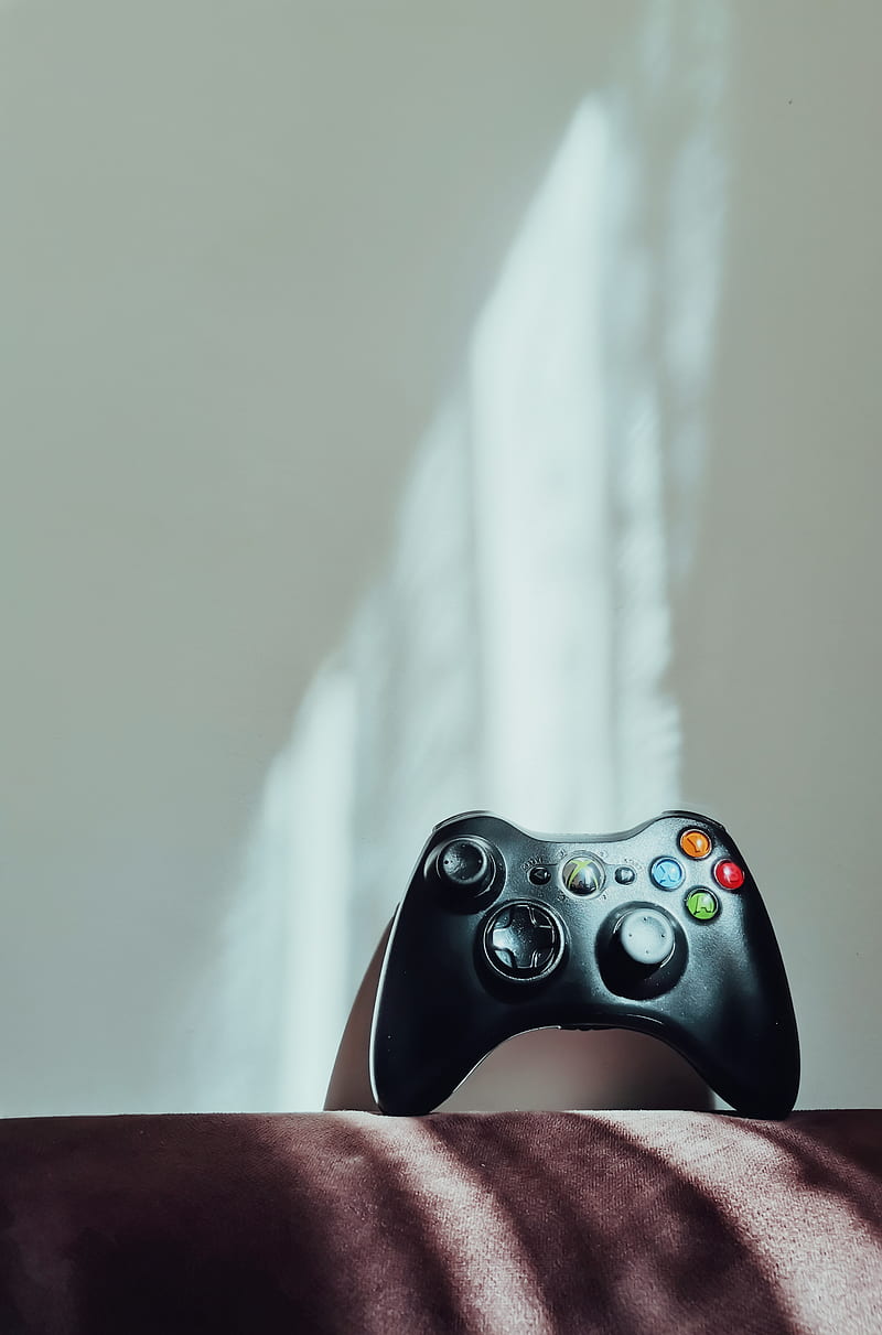 black xbox one game controller, HD phone wallpaper