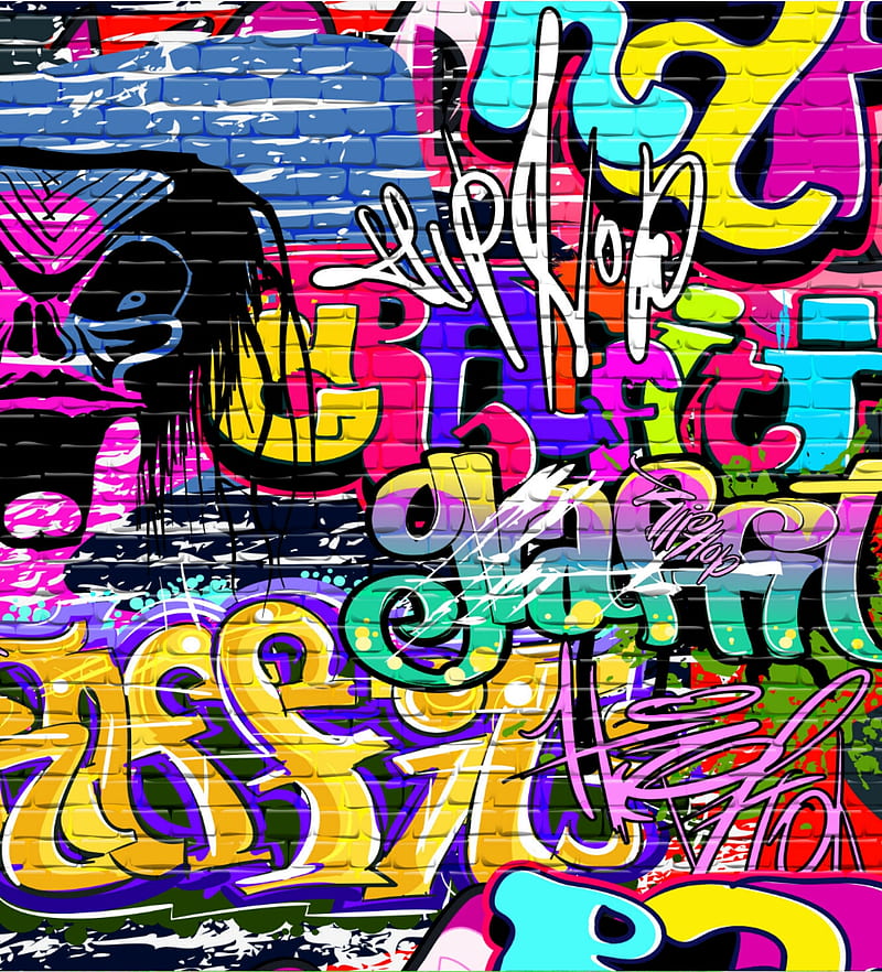 Graffiti, art, street, word, words, HD phone wallpaper
