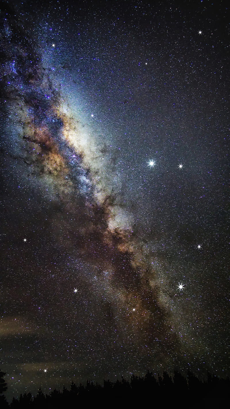 40.Milkyway, Night, astro, astronomy, galaxy, milkyway, newzealand, sky, space, HD phone wallpaper