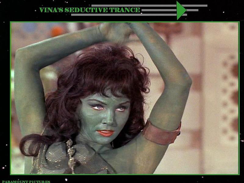 Seductive Trance - Susan Oliver as the Green Orion Slave Girl (Vina), vina, the cage, tos, orion slave girls, the menagerie, HD wallpaper