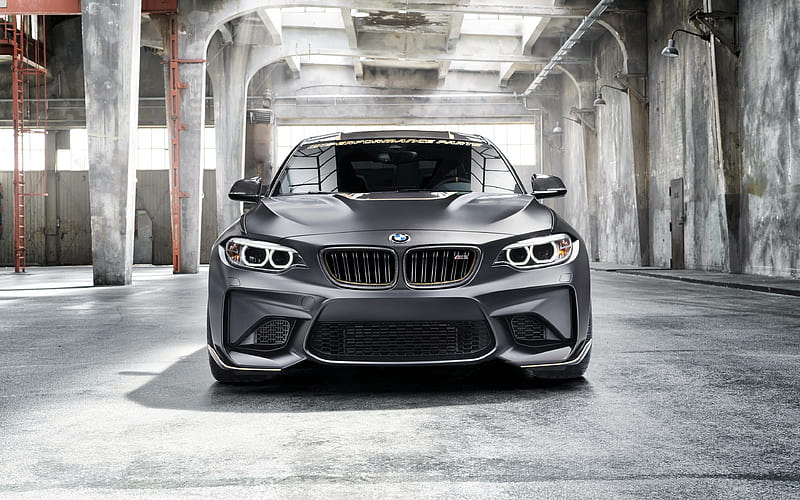 BMW M2 M Performance Parts Concept, front view, 2018 cars, tuning, M2, german cars, BMW, HD wallpaper