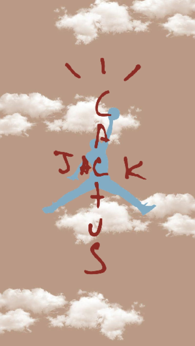 CACTUS JACK , cactus jack, jordan, travis scott, HD phone wallpaper