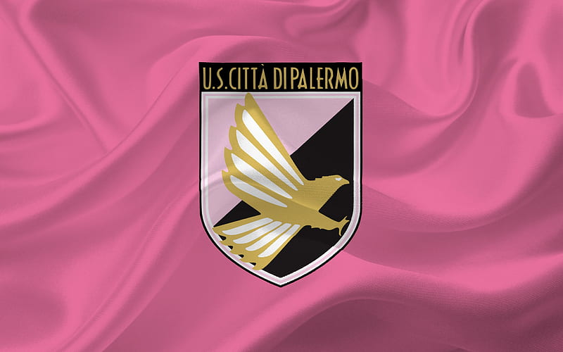 The Emblem of the Football Club `Palermo`. Italy Editorial Stock