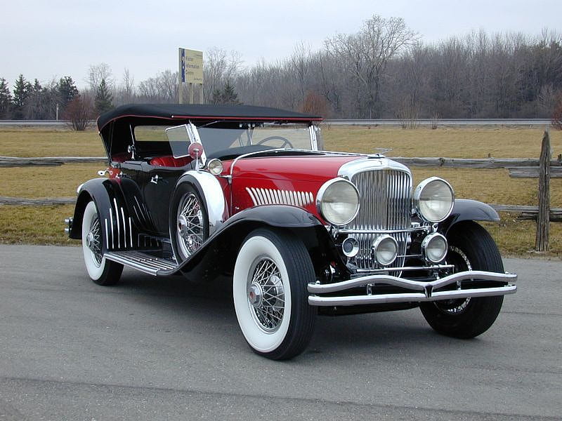1932 DUSENBERG, vehicle, transportation, classic, car, HD wallpaper