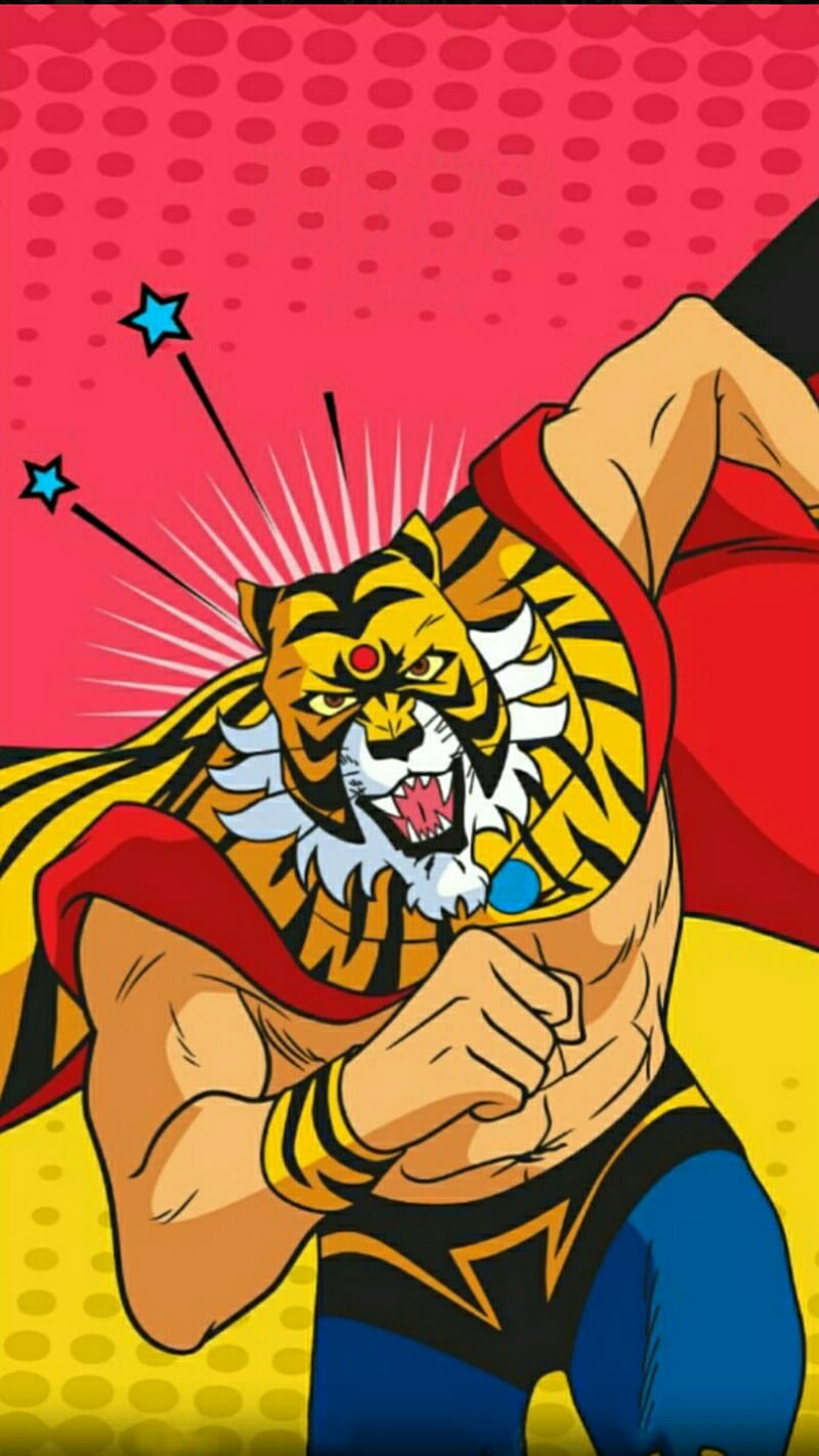 Tiger Man, anime, cartoon, tigerman, HD phone wallpaper | Peakpx