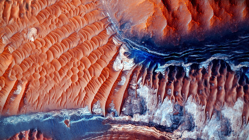 Mars Desert Satellite , mars, desert, digital-universe, HD wallpaper