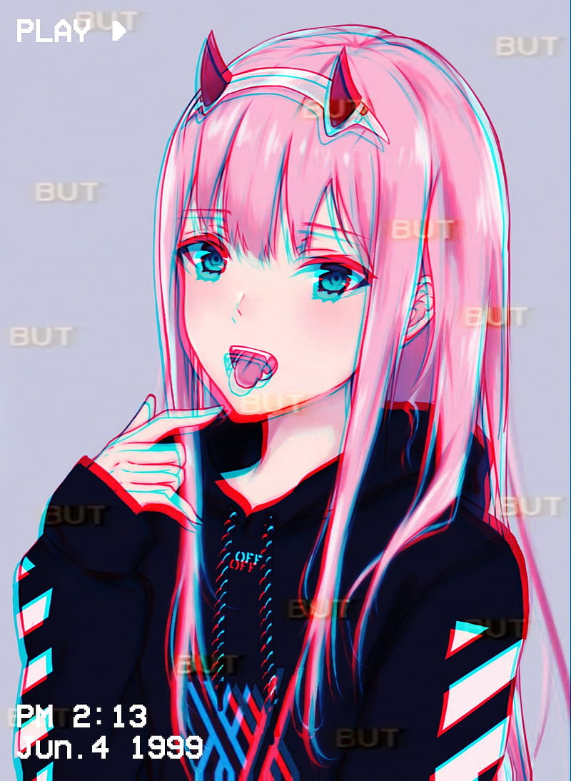 cute Zero two - Darling in the Franxx | Magnet