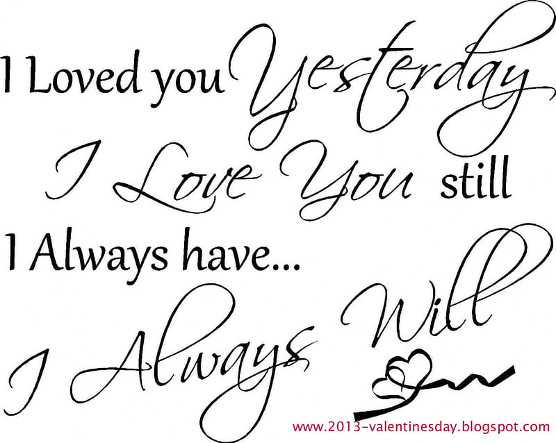 i will always love you, valentines, more, red, love, HD wallpaper