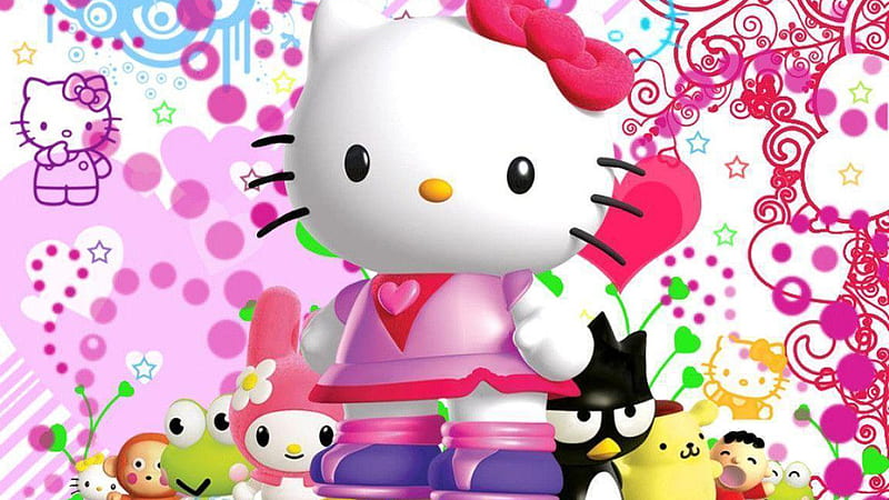 Hello Kitty With Pink Head Bow Hello Kitty, HD wallpaper | Peakpx