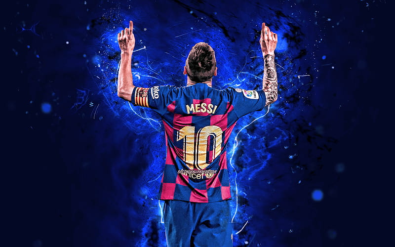 Lionel Messi, 2019, new uniform, Barcelona FC, back view, argentinian  footballers, HD wallpaper | Peakpx