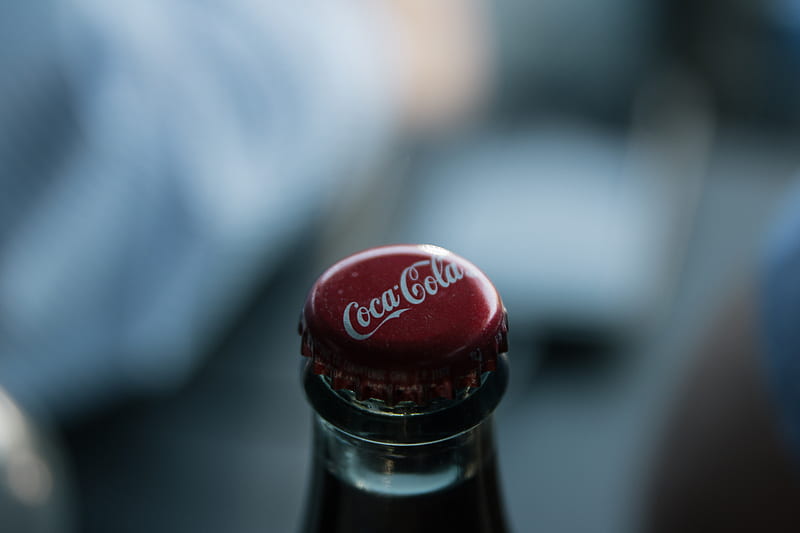 closeup of Coca-Cola bottle, HD wallpaper