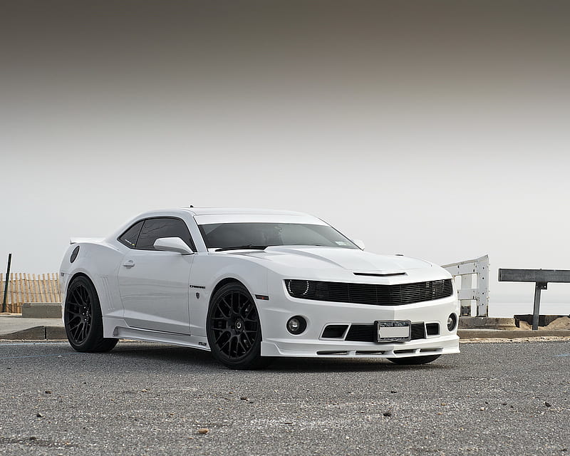 Camaro , car, carros, chevrolet, chevy, muscle, new, white, HD wallpaper