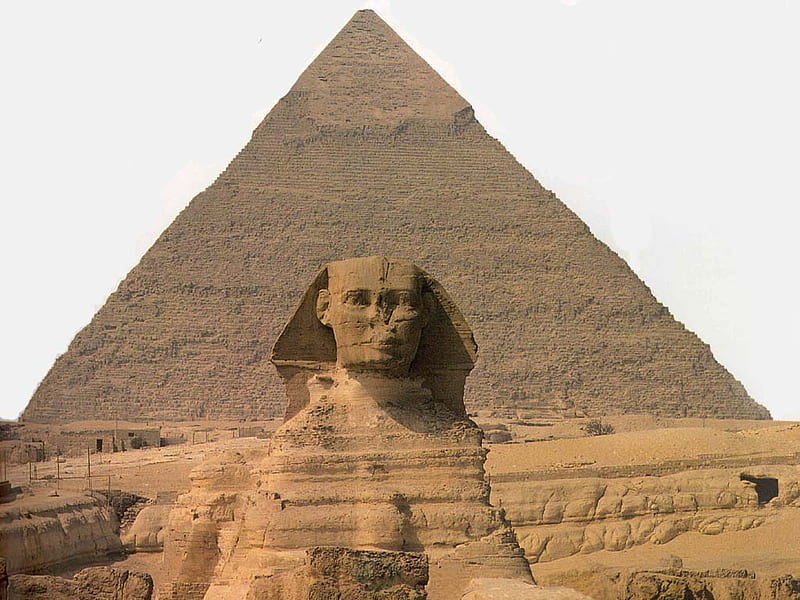 sphinx at giza, sphinx, egypt, HD wallpaper