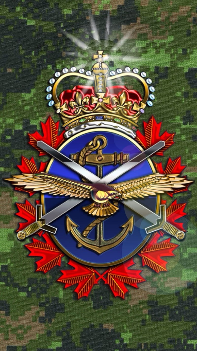 Canadia Armed Forces, armed forces, army, camo, camouflage, canadian, maple leaf, HD phone wallpaper