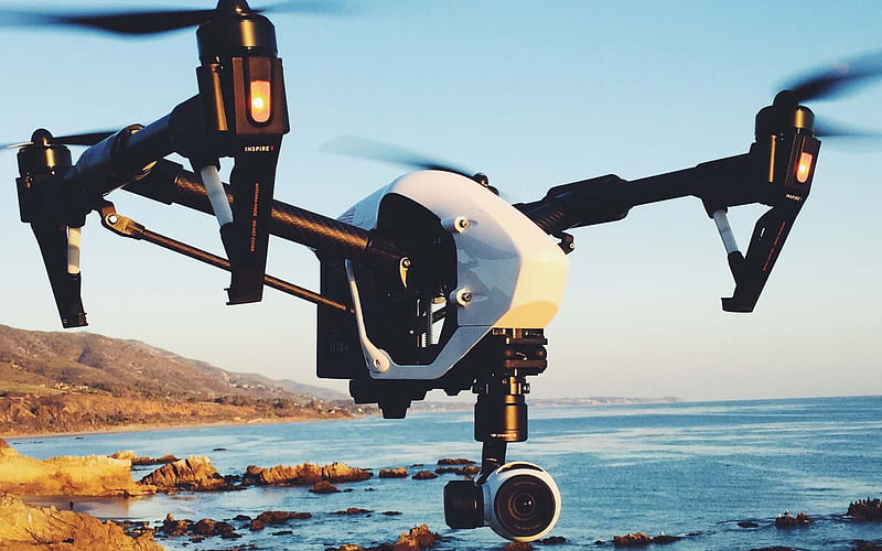 Inspire 1, quadrocopter, drone, DJI Inspire 1, HD wallpaper