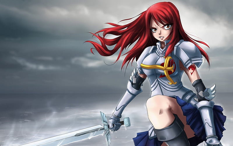 Red Head Anime Wallpapers  Wallpaper Cave
