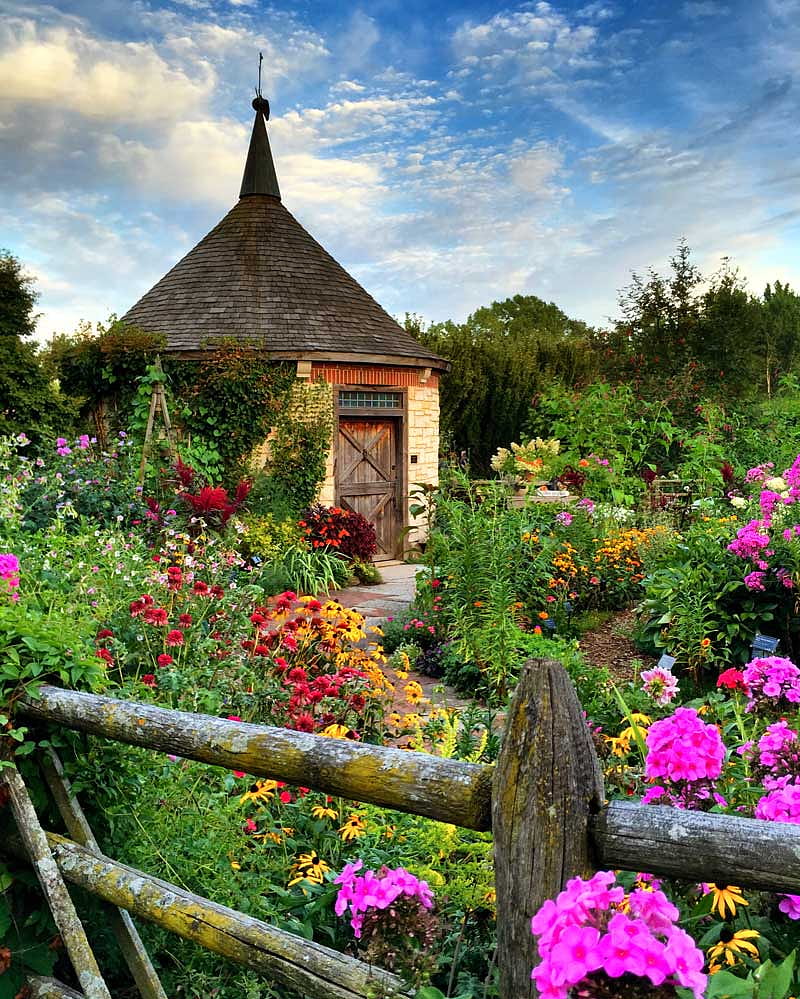 Green Bay Botanical Garden, English Flower Garden, HD phone wallpaper