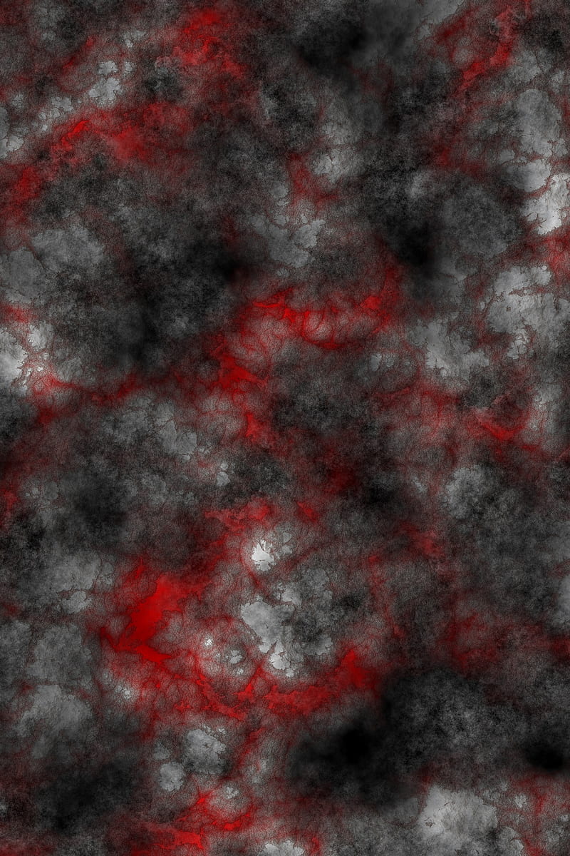 texture, lava, patterns, red, black, HD phone wallpaper