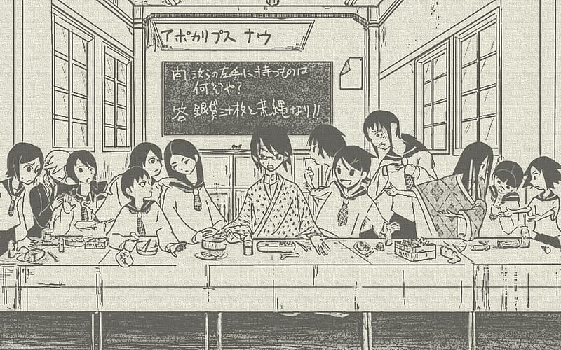 prompthunt: anime last supper by beeple and greg rutkowski, digital  painting, trending on artstation, sharp focus, 4 k