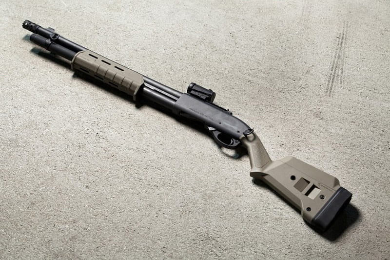Remington 870 Tactical, firearm, tactical, weapon, shotgun, HD wallpaper