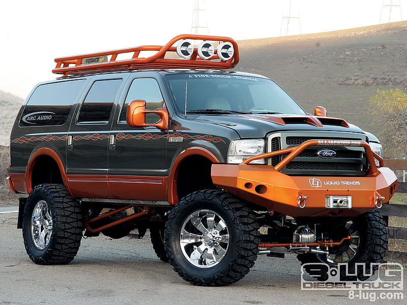 Ford Excursion 2000, endurance, thrill, 4x4, off-road, HD wallpaper