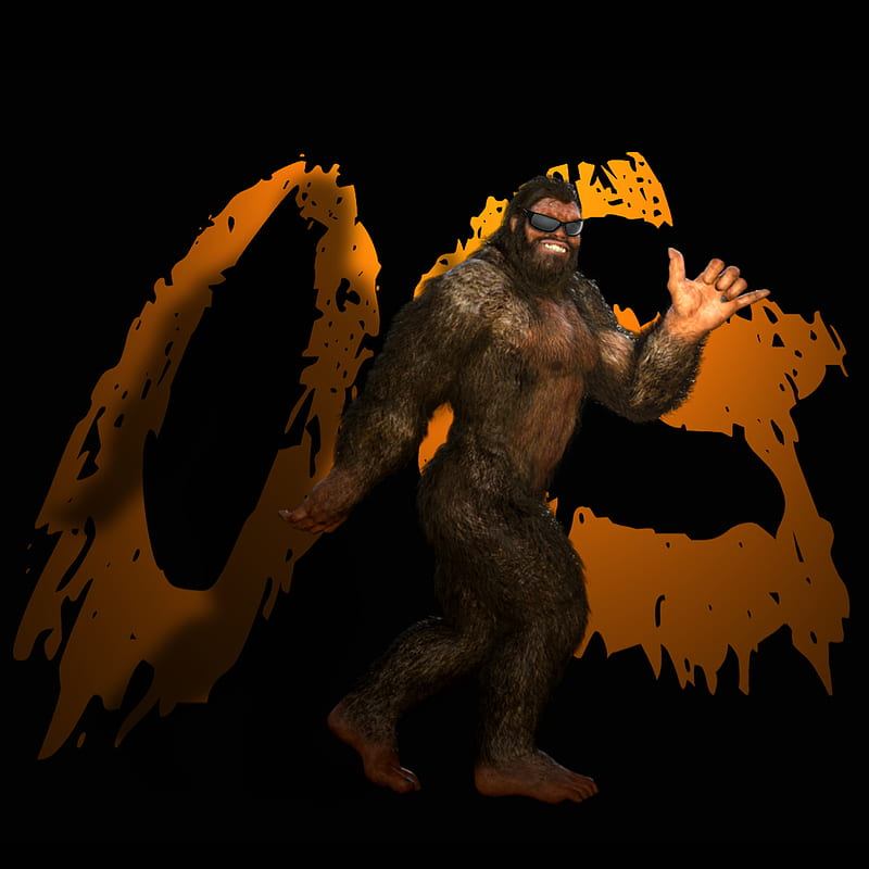 OG Bigfoot2048, bigfoot, mascot, og wild, sasquatch, yeti, HD phone wallpaper