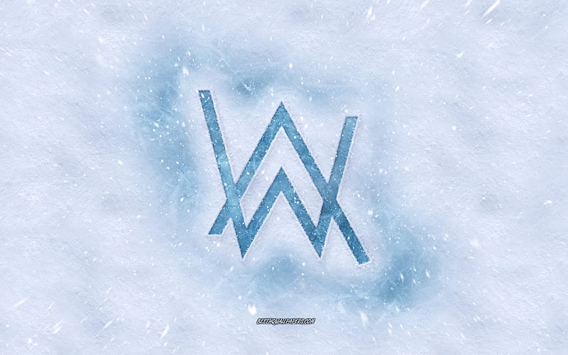 Notebook Zes bevind zich Alan Walker logo, winter concepts, snow texture, snow background, Alan  Walker emblem, HD wallpaper | Peakpx