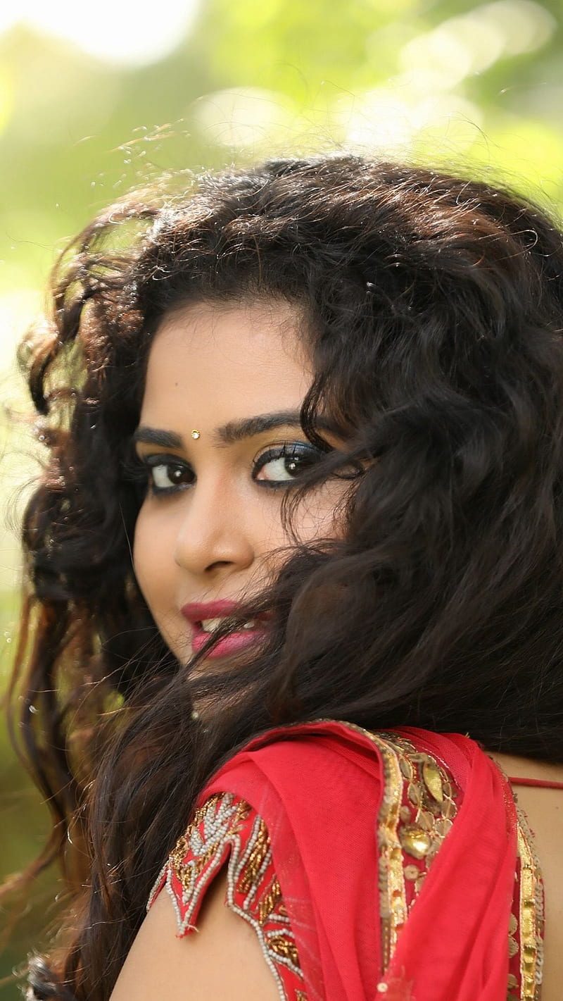 Sonakshi Verma, sonakshi verma, telugu actress, red saree, HD phone  wallpaper | Peakpx