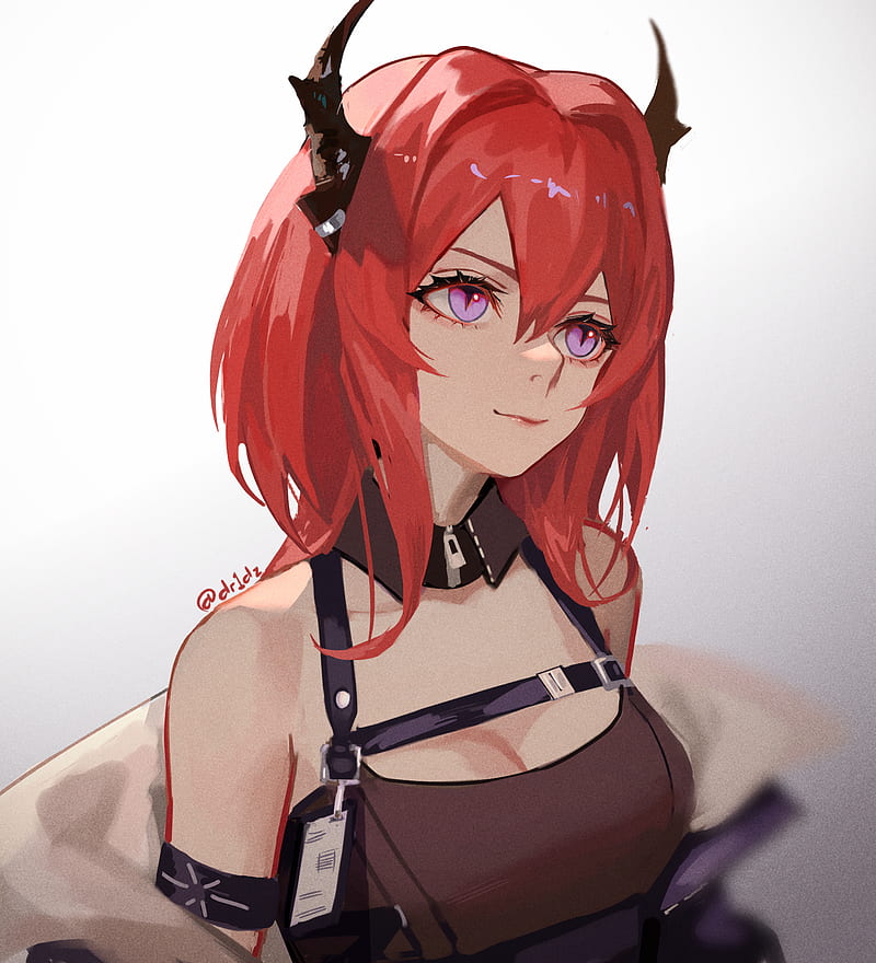 AI GENERATED  Sticker  Anime Girl Blue and Red Hair 24212248 PNG