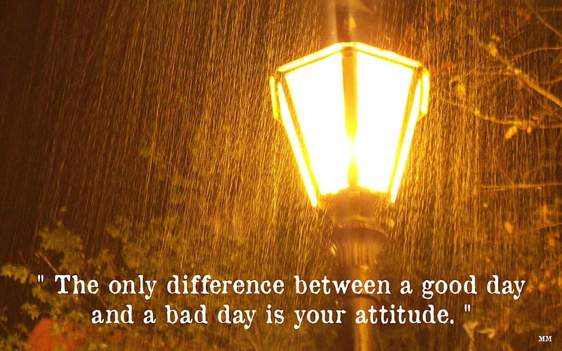 Good Day, Words, rain, Light, Thoughts, dark, Nature, Quotes, HD wallpaper
