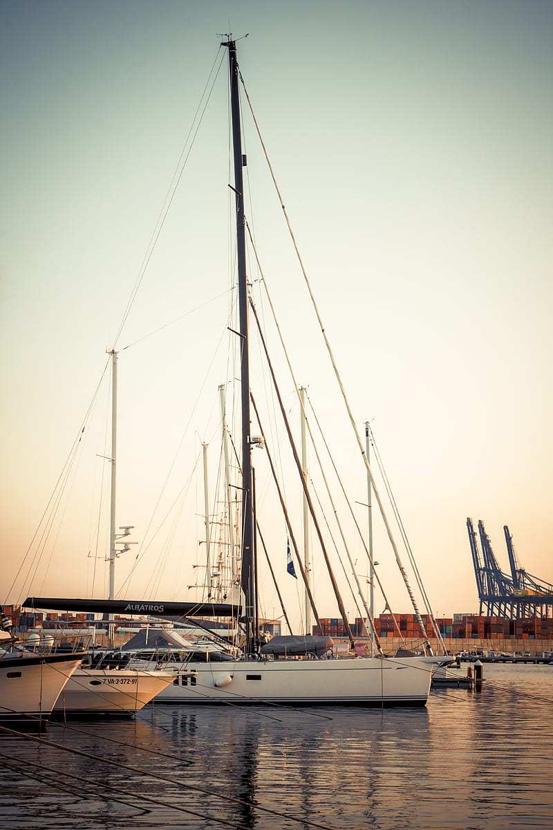 Ships, boats, water, masts, HD phone wallpaper | Peakpx