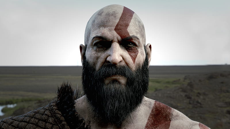 Kratos Digital Art, kratos, god-of-war-4, god-of-war, games, artwork, artist, digital-art, artstation, HD wallpaper