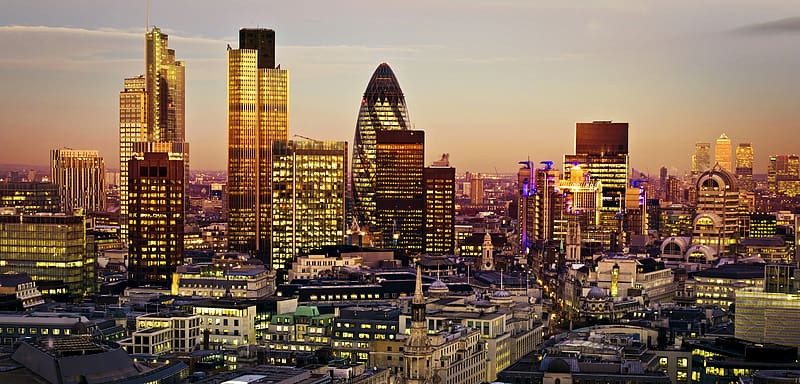 Cities, London, City, Skyscraper, Building, Cityscape, United Kingdom, HD wallpaper