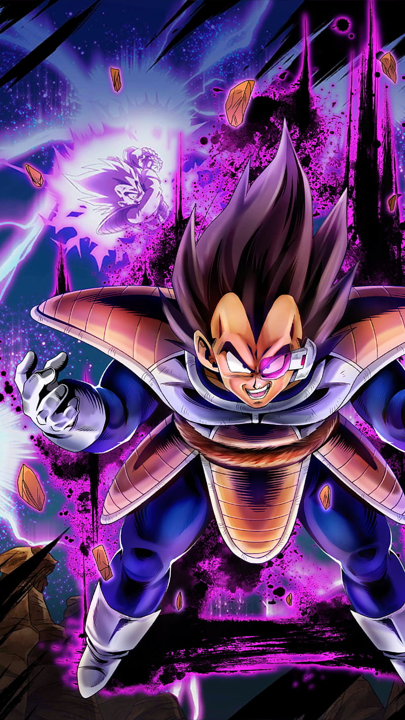 Download Vegeta unleashes his power to charge the Final Flash Wallpaper
